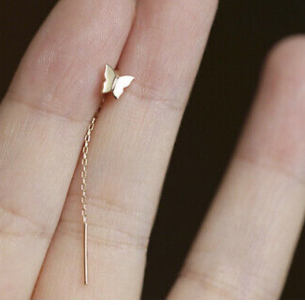 New 925 Sterling silver/18k gold plated earrings - Picture 2 of 8